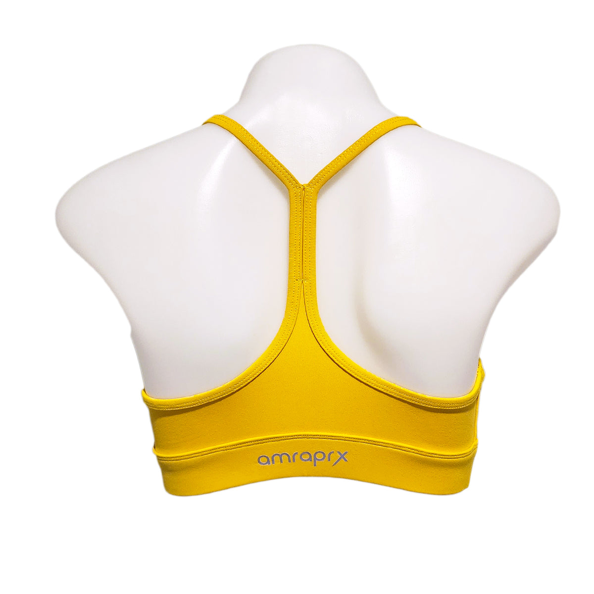 Sunrise Yellow Racerback Sports Bra AMRAPrx