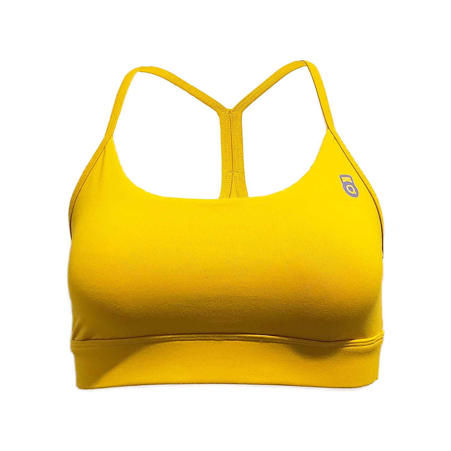 Women's Seamless Medium Support Cami Longline Sports Bra - All In Motion™  Lemon Yellow Xl : Target